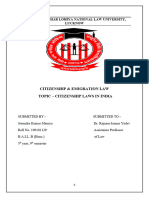Citizenship Laws in India