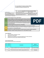 22MBASEC002 - Spreadsheet For Business DEcision Making