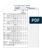 Updated Self - Assessment Form