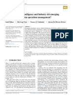 Mithas Et Al 2022 How Will Artificial Intelligence and Industry 4 0 Emerging Technologies Transform Operations