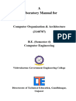 COA - Lab Manual - Even-2024