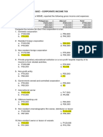 QUIZ Corporate Income Taxation Answers