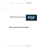 TSW1345 Vibrating Feeder Consumables and Wear Parts