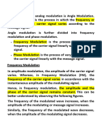 Frequency and Phase Modulation