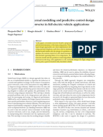 Real-Time Electro-Thermal Modelling and Predictive Control Design of Resonant Power Converter in Full Electric Vehicle Applications