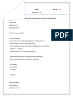 23 Practical: 16: Name:Ashwin Pawar Roll No.