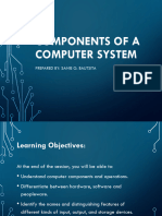 Unit 1.2 Components of A Computer System.