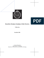 Nonuniform Bandpass Sampling in Radio Receivers