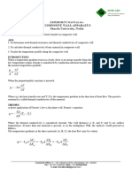 Experiment Manual - Composite Wall Apparatus