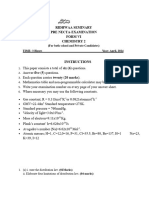 Chemistry 2 Pre Necta