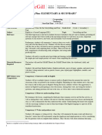 March 26th Lesson Plan Secondary 1