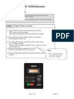 Teco E510 Quick Start Guide en v1