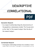 Descriptive Correlational 1