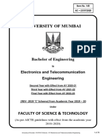 Electronics and Telecommunication Engineering Syllabus Sem IV Mumbai University