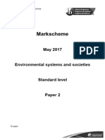 ESS Paper 2 SL Markscheme