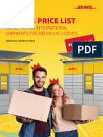 PL Parcel Domestic and International Pricelist For Private Customers