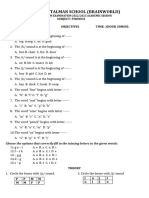 2nd Term Exam Totalman Schools