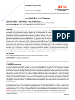 Jefas: Macroeconomic Determinants of Public Debt in The Philippines