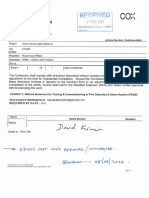 Method Statement For Testing & Commissioning of Fire Detection