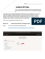 Installing JDK and Eclipse