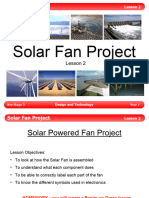 Solar Fan Project Lesson 2