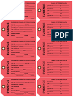 Evidence Tag Format