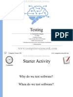 2.3.2 Testing - Ocr Gcse