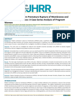 296 JHRR 4-1 697 Spontaneous Preterm Premature Rupture of Membranes