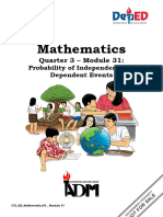 Probability of Dependent and Independent Events