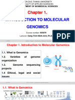 Chapter 1-Introduction To Molecular Genomics