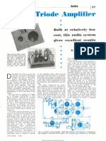 Triode Audio Amplifier