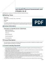 NURS 681 Advanced Health Physical Assessment and Lab APRN 202207SUIIOL OL B 202207SUIIOL 2022