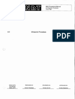 4.0 Ultrasonic Procedures (Rev 2)