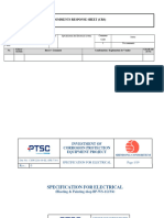 CHW2204-00-EL-SPE-7301 Rev0 Specification For Electrical System