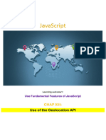 3.3 Usage of The Geolocation API