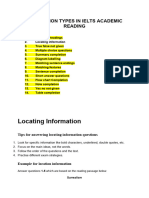 2-IELTS Academic Reading Locating Information-WITH ANSWERS