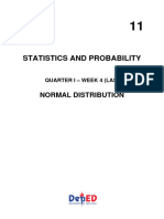 LAS Mod4 Statistics and Probability