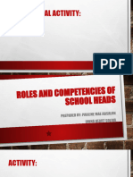 Roles and Competencies of School Heads - Absalon and Soliva