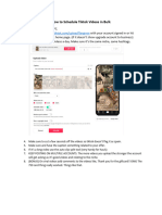 How To Schedule Tiktok Videos in Bulk 1