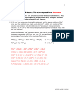 5E Unstructured Redox Titration Questions MS