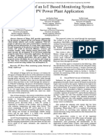 Development of An IoT Based Monitoring System For Solar PV Power Plant Application