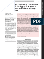 Fluoroscopic Swallowing Examination Radiologic Findings and Analysis of Their Causes and