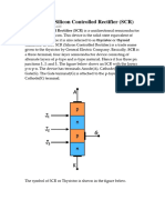 Thyristor or Silicon Controlled Rectifier