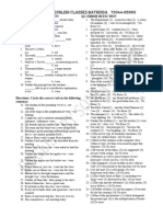 Subject Verb Agreement & Error Detection