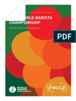 2024 World Barista Championship Official Rules and Regulations