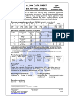 Data - 6060 Mechanical Properties