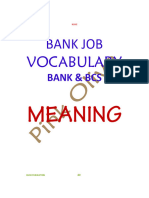 Bank Vocabulary MEANING-2019