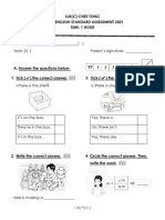 English Assessment Year 2