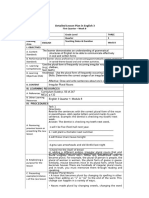 Week 8 - ENGLISH LESSON PLAN