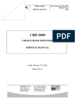 CBD 2000 Service Manual